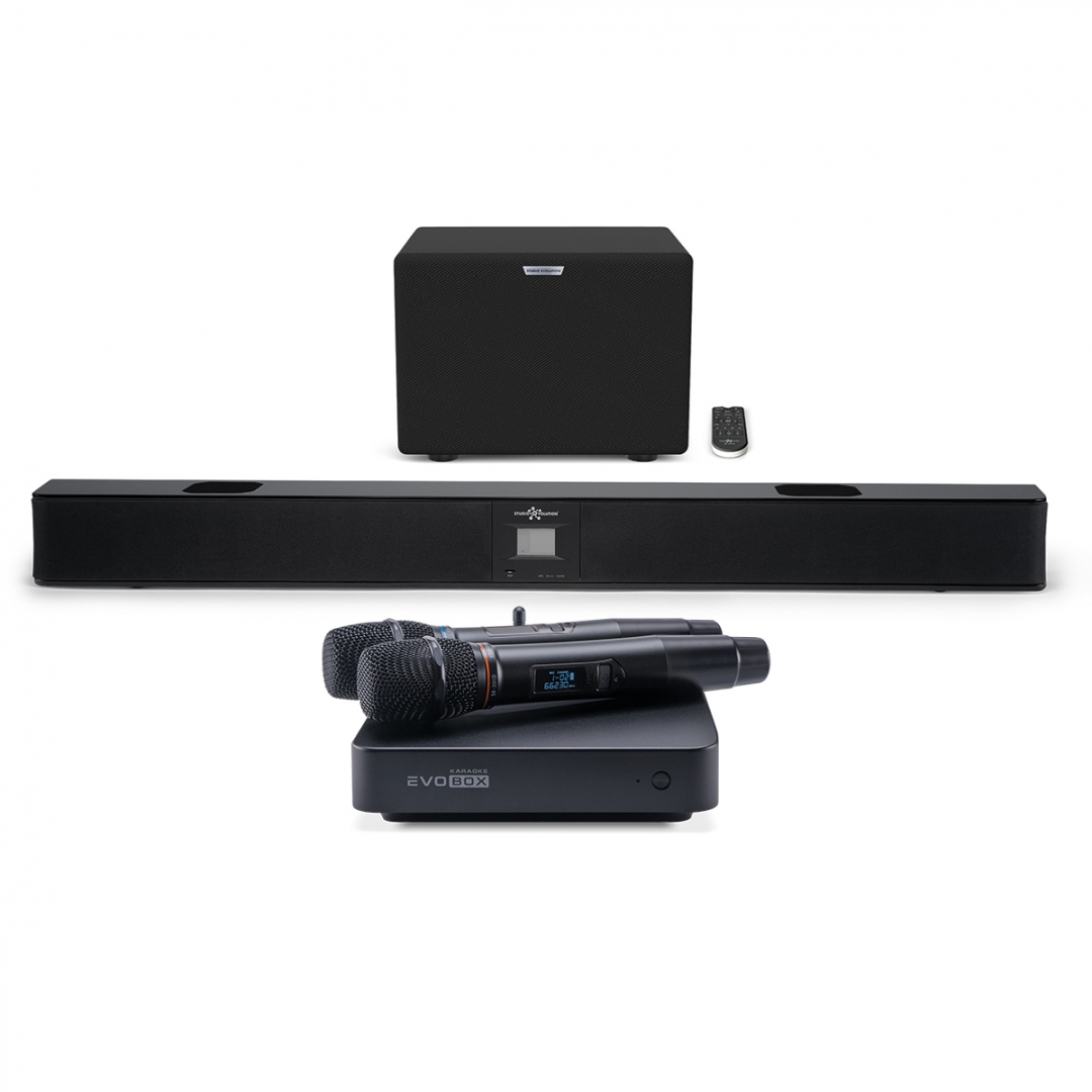 караоке-комплект EVOBOX Plus + EvoSound Bar (саундбар с караоке) в Обухово
