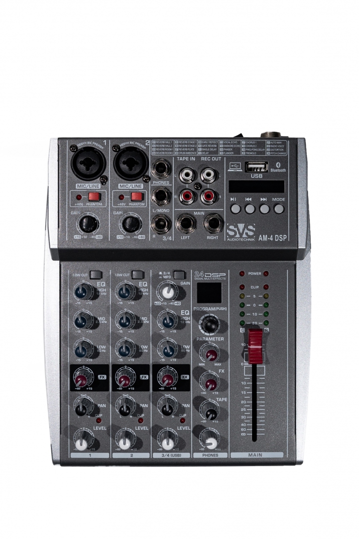 SVS Audiotechnik mixers AM-4 DSP Аналоговый микшерный пульт, 4-канала в Обухово