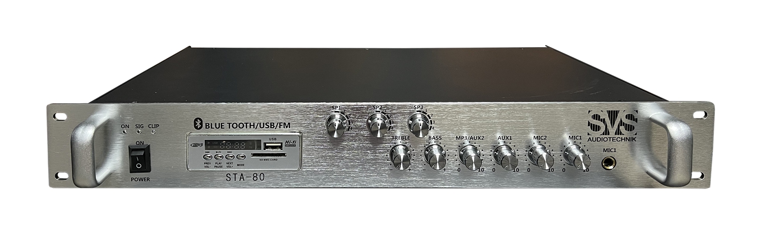 SVS Audiotechnik STA-80 Микшер-усилитель для систем Public Address в Обухово